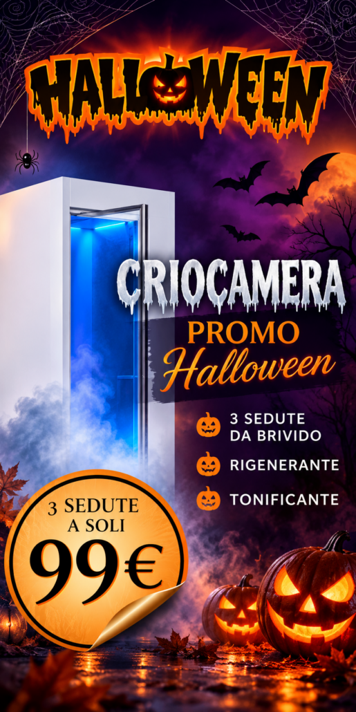 Promo Halloween Cryolife Roma EUR: 3 sedute di criocamera a 99 €