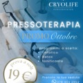 Promo ottobre Cryolife Roma EUR: prima seduta di pressoterapia a 19 €